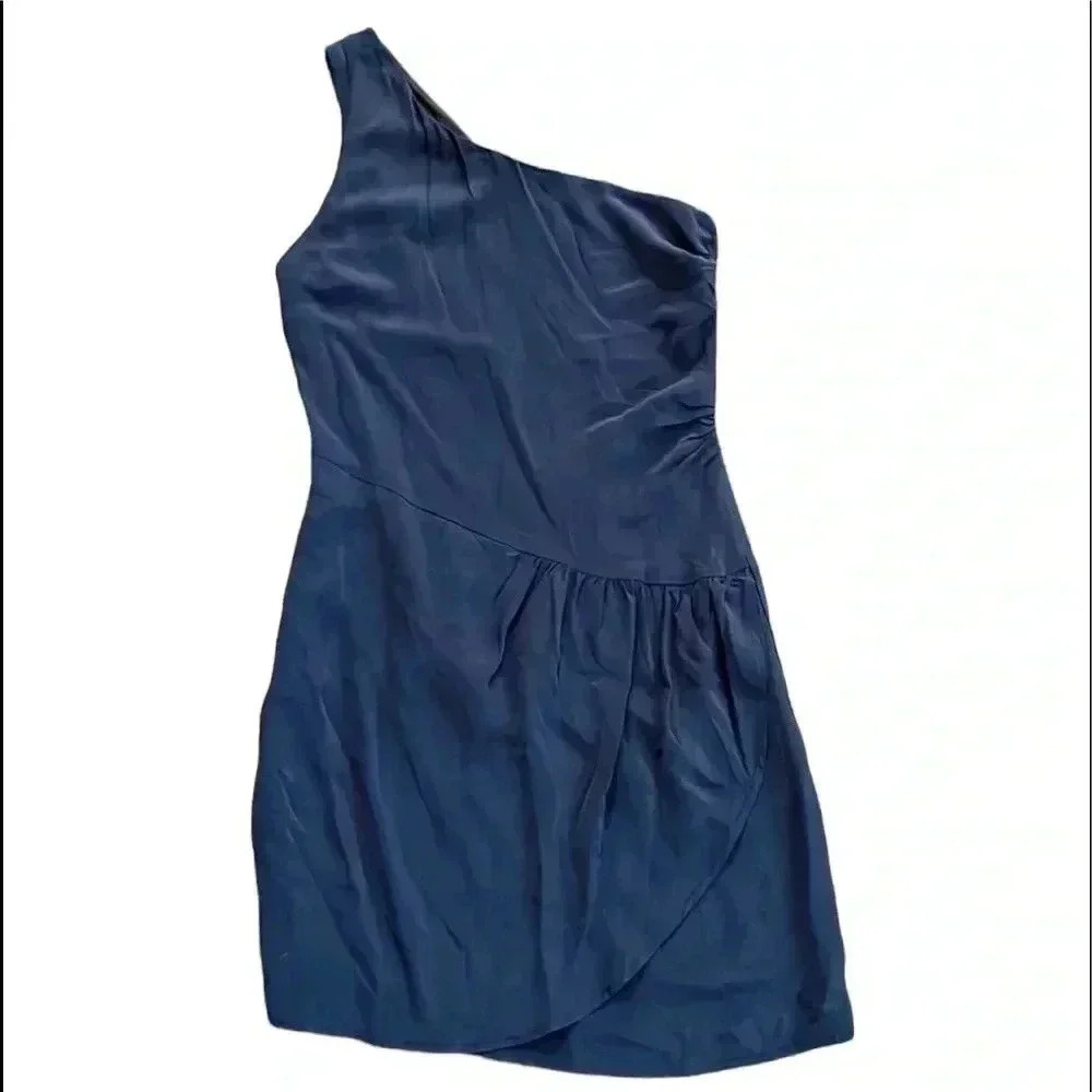 MM Couture One Shoulder Tulip Skirt Mini Dress Size XS